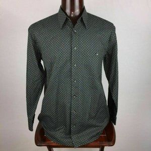 Georg Roth Of Germany Mens L / 4 42 Patterned Button Down Shirt